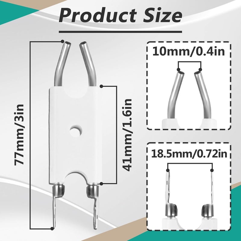Gfdoso F221857 Electrode Kit Replacement for Mr. Heater MH50KT MH75KT MH175KT MH210KT (FAK 2006 To Current Models) and Fit for Forced Air Kerosene Heaters Igniter - White Igniter Accessory - Image 3